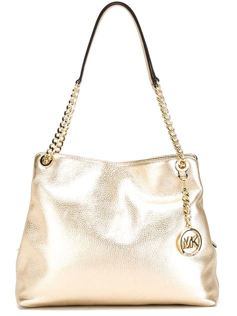 michael kors gold bag purse